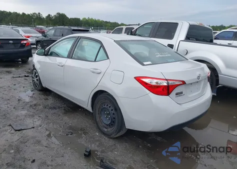 2015 Toyota Corolla Le from USA, damaged, VIN 2T1BURHE7FC458490